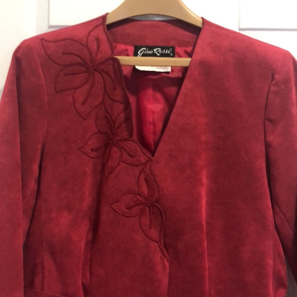 VTG Gino Rossi For Wilson Ultra Suede Jacket & Skirt. Retro.. Trending now